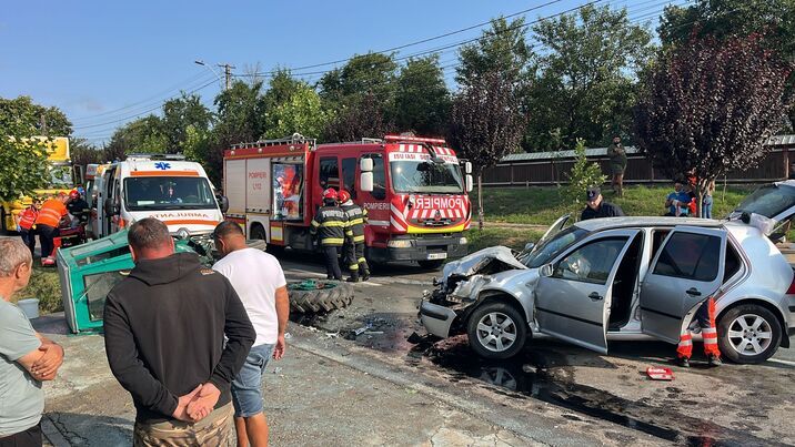 Accident rutier la Tomești