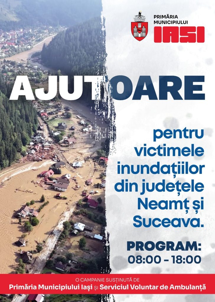 Campanie umanitară lansată de Primăria Iași