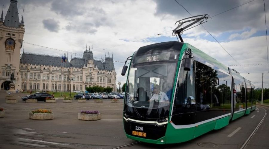 mersul tramvaielor în Iași